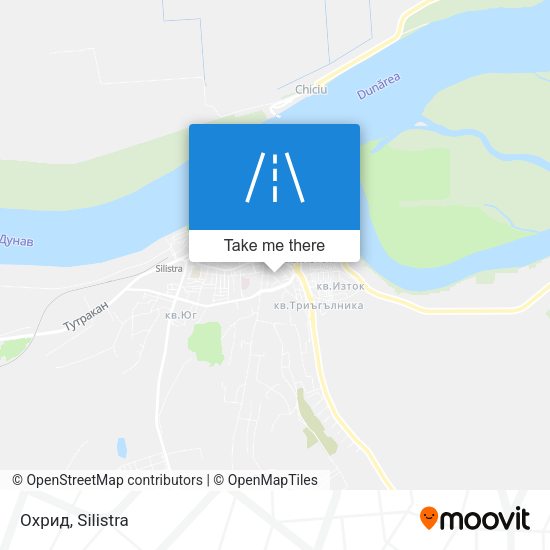 Охрид map