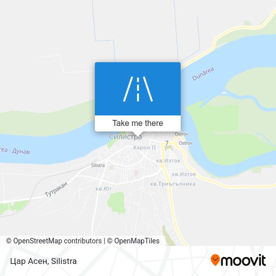 Цар Асен map
