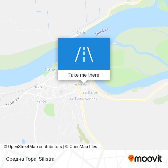 Средна Гора map