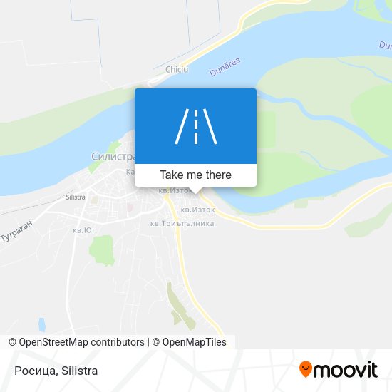 Росица map