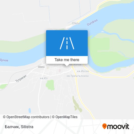 Балчик map