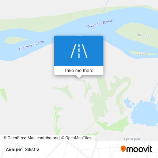 Акация map