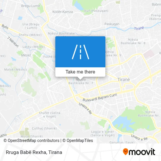 Rruga Babë Rexha map