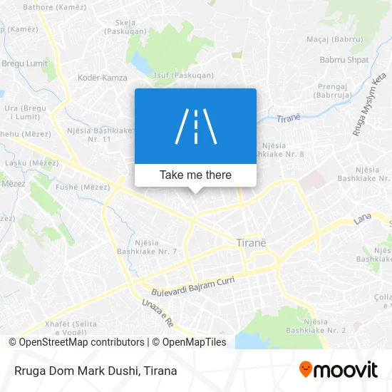 Rruga Dom Mark Dushi map