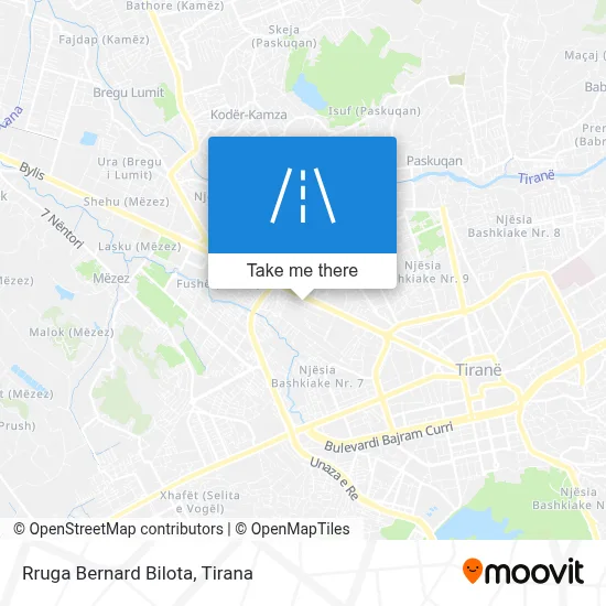 Rruga Bernard Bilota χάρτης