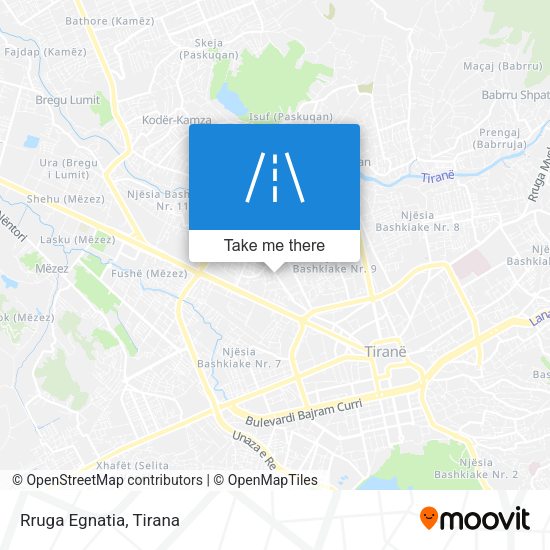 Rruga Egnatia map