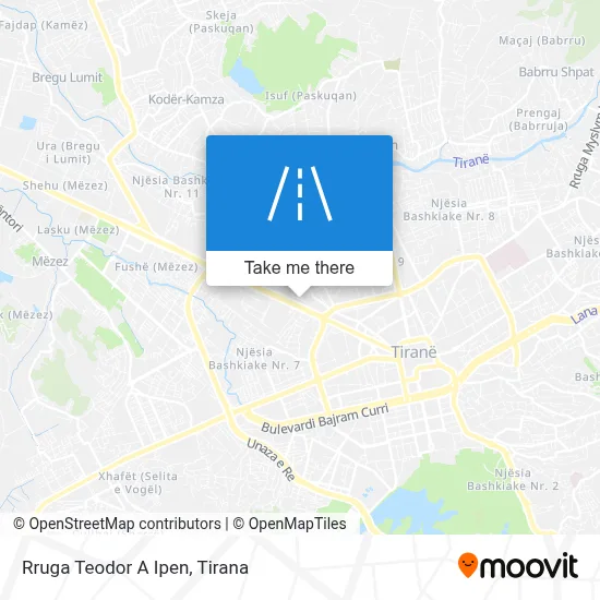 Rruga Teodor A Ipen map