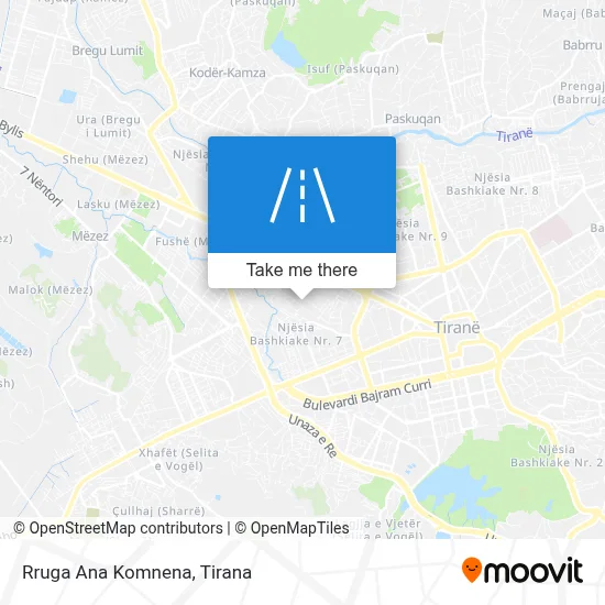 Rruga Ana Komnena map