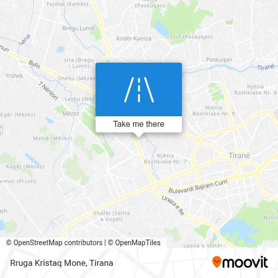 Rruga Kristaq Mone map