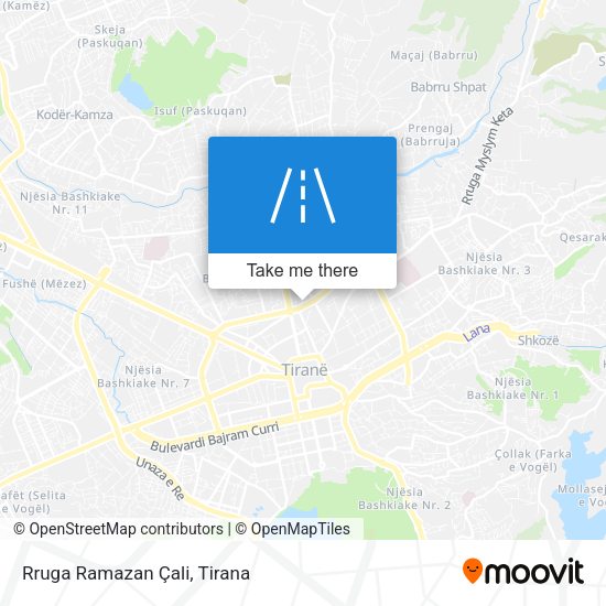 Rruga Ramazan Çali χάρτης