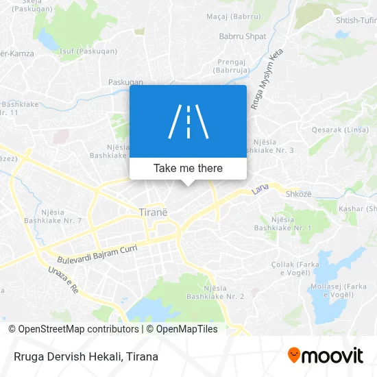 Rruga Dervish Hekali map