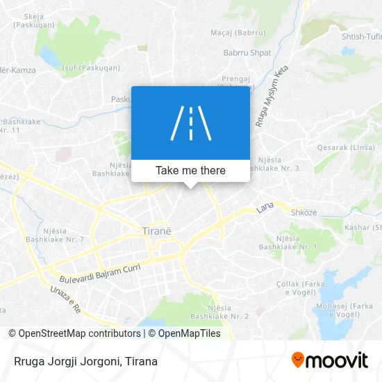 Rruga Jorgji Jorgoni map