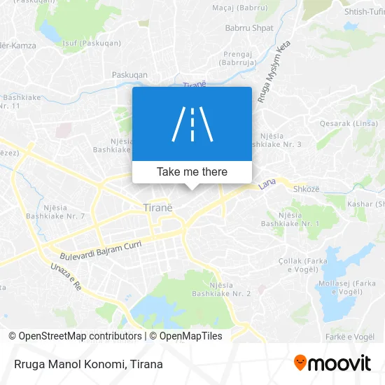 Rruga Manol Konomi map