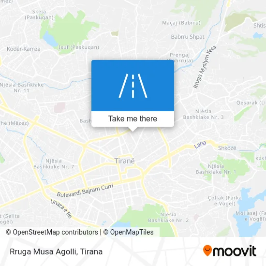 Rruga Musa Agolli map