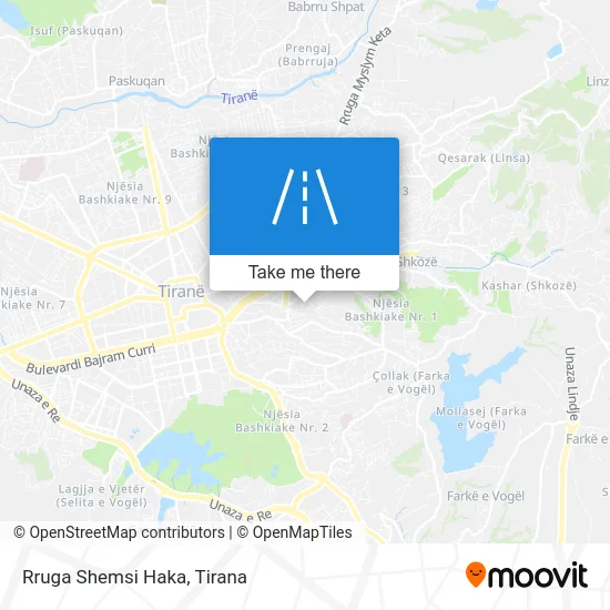 Rruga Shemsi Haka map