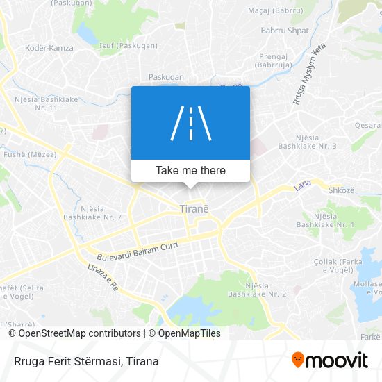 Rruga Ferit Stërmasi map