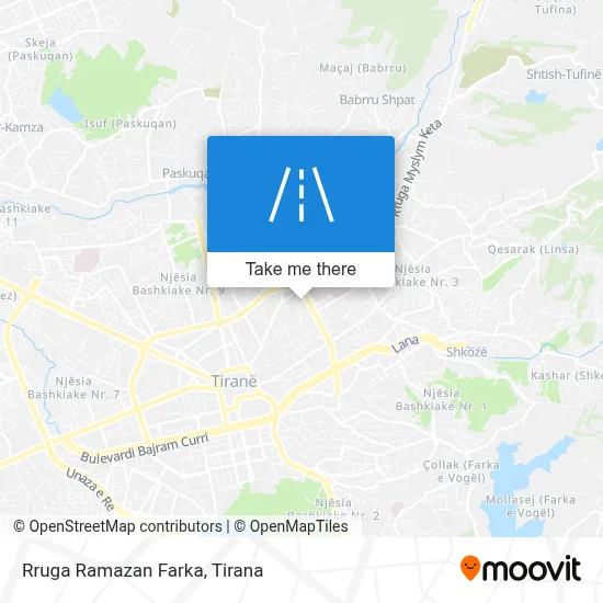 Rruga Ramazan Farka map