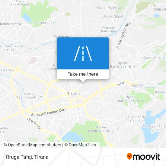 Rruga Tafaj map