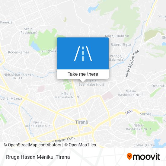 Rruga Hasan Mëniku map