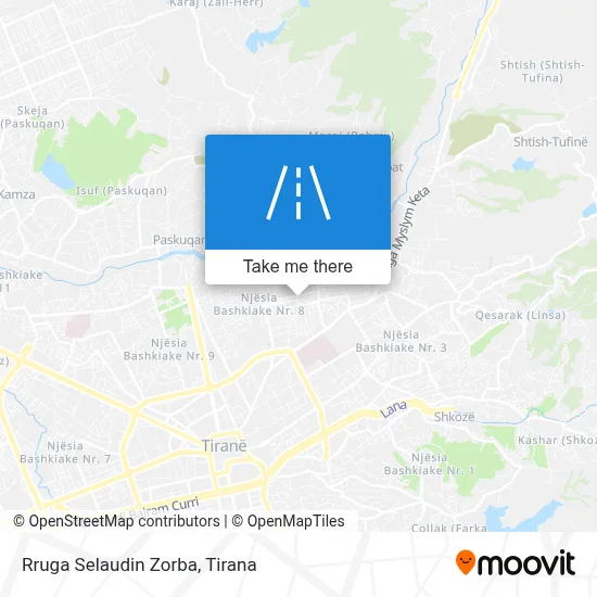 Rruga Selaudin Zorba map