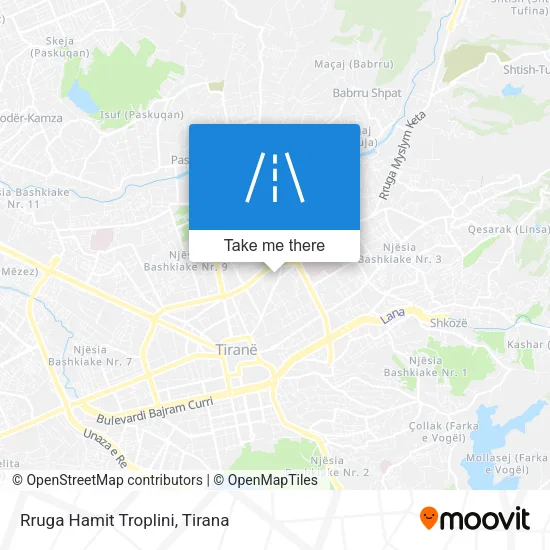 Rruga Hamit Troplini map