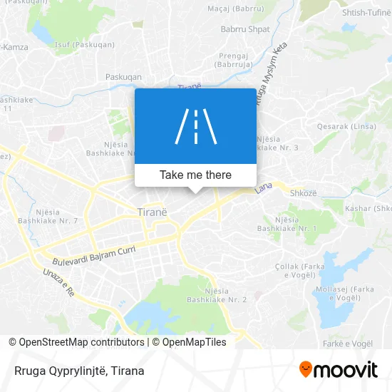 Rruga Qyprylinjtë map