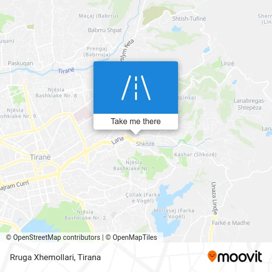 Rruga Xhemollari χάρτης