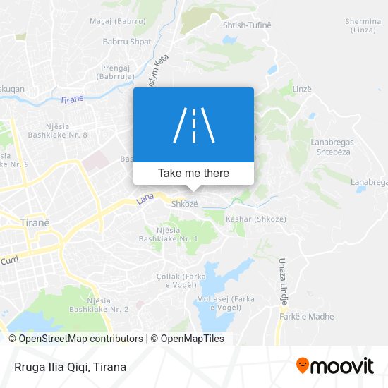 Rruga Ilia Qiqi χάρτης