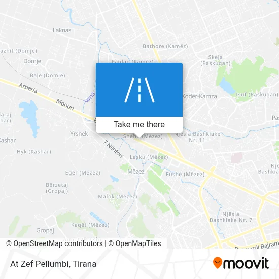 At Zef Pellumbi map