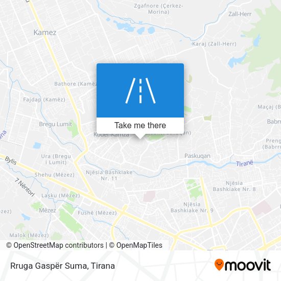 Rruga Gaspër Suma map