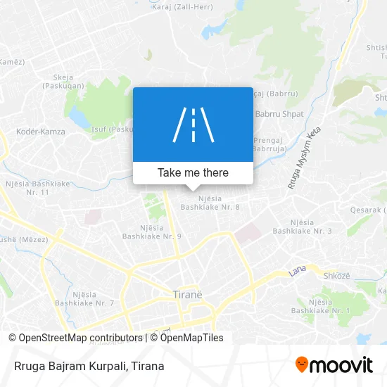 Rruga Bajram Kurpali map