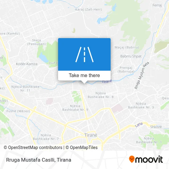 Rruga Mustafa Caslli map