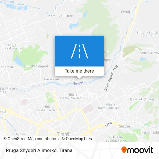 Rruga Shyqeri Alimerko map