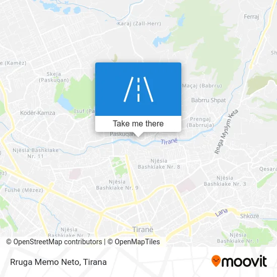 Rruga Memo Neto map