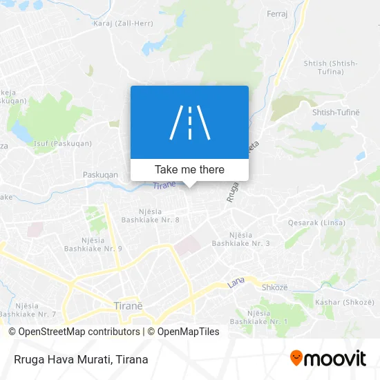 Rruga Hava Murati map