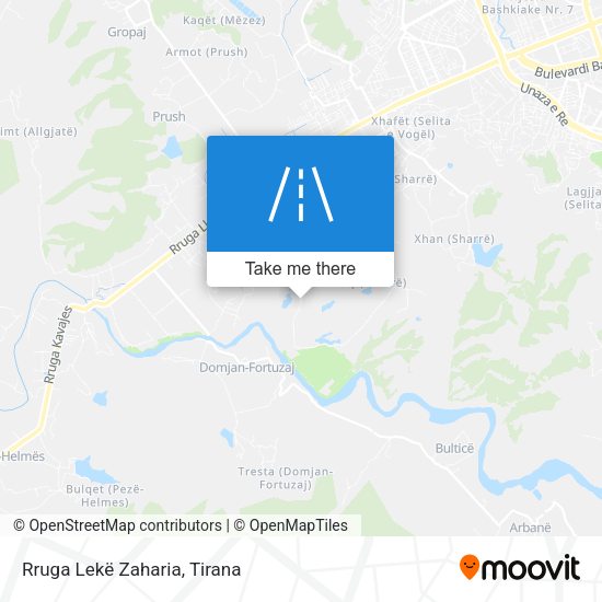 Rruga Lekë Zaharia χάρτης