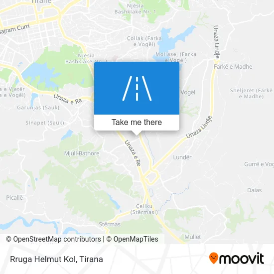 Rruga Helmut Kol map