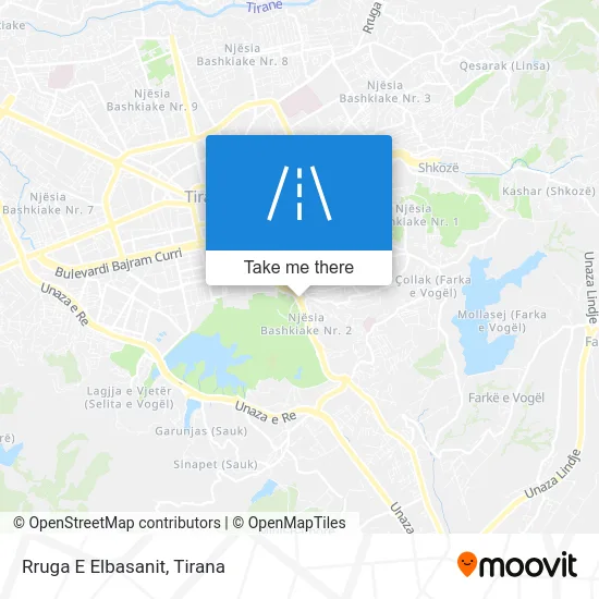 Rruga E Elbasanit map