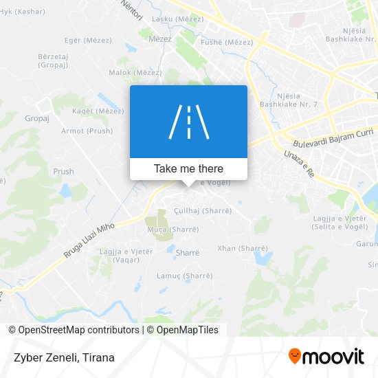 Zyber Zeneli map