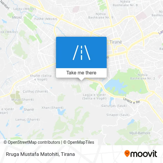 Rruga Mustafa Matohiti map