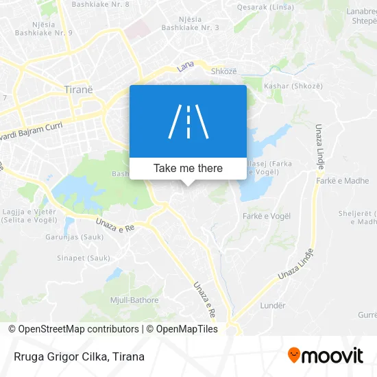 Rruga Grigor Cilka map