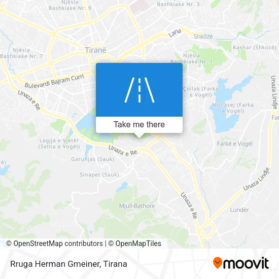 Rruga Herman Gmeiner map