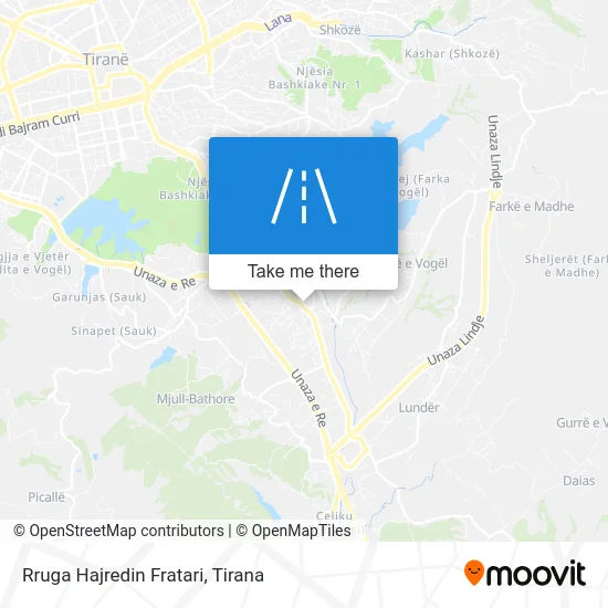 Rruga Hajredin Fratari χάρτης