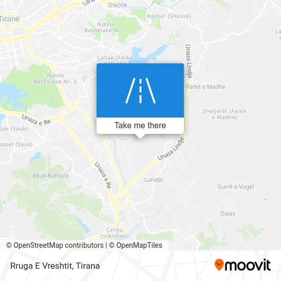Rruga E Vreshtit map