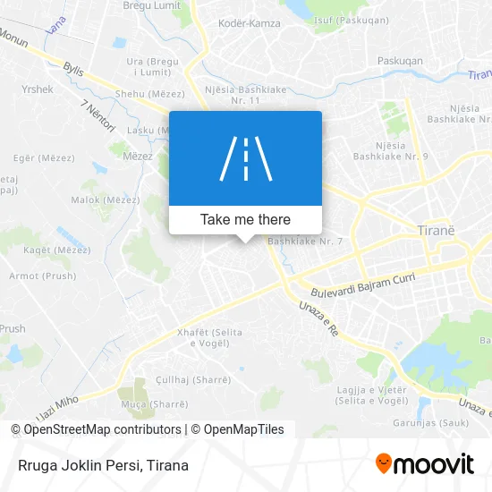 Rruga Joklin Persi map