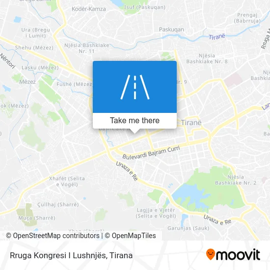 Rruga Kongresi I Lushnjës χάρτης