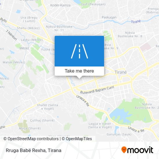 Rruga Babë Rexha map