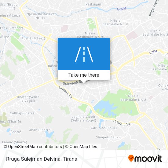Rruga Sulejman Delvina map