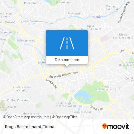 Rruga Besim Imami map