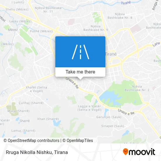 Rruga Nikolla Nishku map